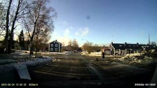 preview picture of video 'Härnösand 2015-02-24 Volontärvägen'
