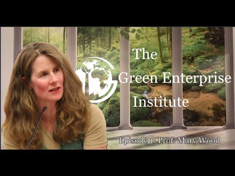 Prof. Mary Wood: Environmental Action Through a Legal Trust Paradigm | Green Enterprise Podcast #1