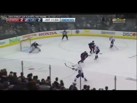 Lars Eller 2OT Goal 2018 Stanley Cup Playoffs ECQF Game 3