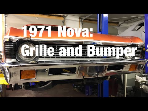 1971 Nova: Front Bumper and Grille