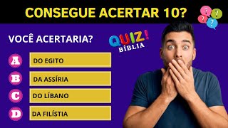QUIZ BBLIA - Perguntas e Respostas | Nvel Fcil, Mdio, Difcil - #91 ZionQuiz!