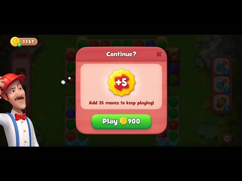 Gardenscapes HARD LEVEL 3232 NO BOOSTERS