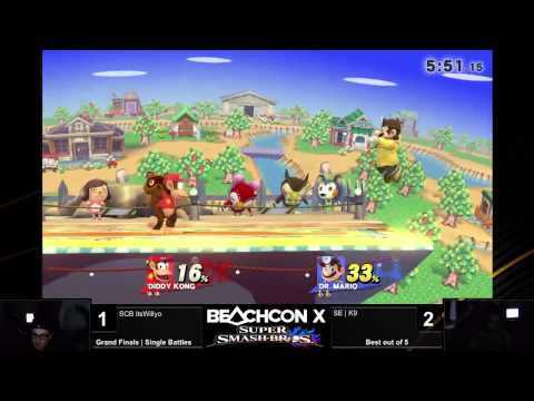 Smash4 @ BeachConX : SE K9sbruce vs SCB itsWillyo ( GRAND FINALS )