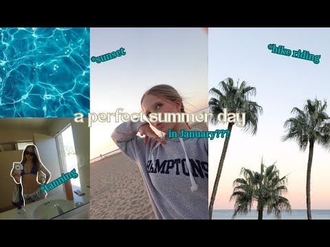 The perfect summer day in January????? *tanning *bike rides *sunset