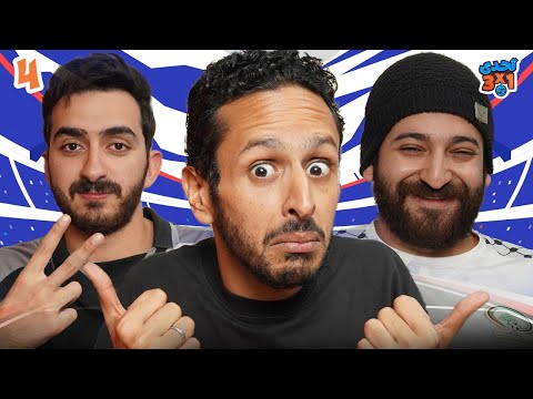 تحدي ٣ x ١ |  اسئلة عبثية عن كرة القدم ⚽️🔔 | الاسطي عبده البلف و اياد الموجي 👾🚨