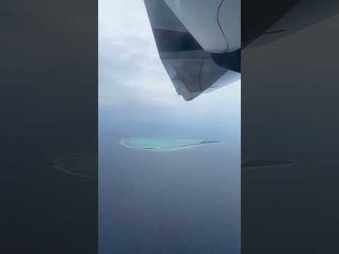 First Look at Agatti Island from the Sky! 🌊🏝️#Lakshadweep #AgattiIsland #IslandLife #TravelShorts