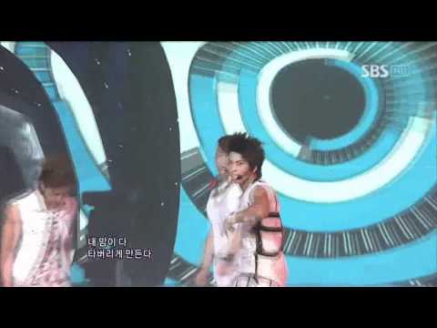 SHINee - Lucifer (SHINee - Lucifer) @ SBS Inkigayo Popular song 100808
