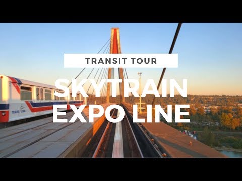 [4K] Full Expo Line Ride  - Vancouver Skytrain (Waterfront Station to King George Station)