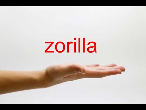 How to Pronounce zorilla - American English