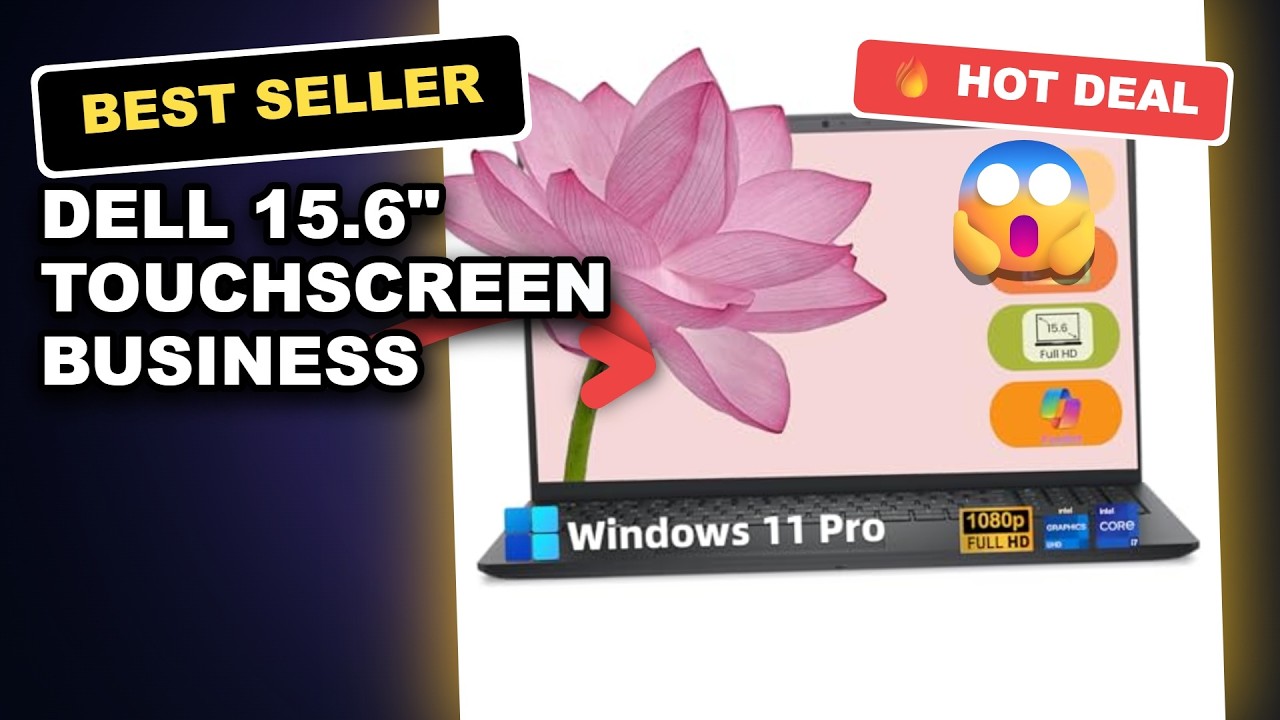 Dell 15.6" Touchscreen Business Laptop Review: Power for Work & Study? review video