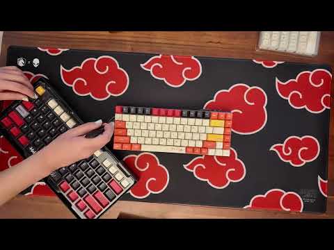 Unboxing and Installing Team Liquid x Naruto Itachi Keycap Set on Azio Cascade Mechanical Keyboard