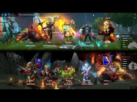 The International 2023  |  Group Stage  | Team Spirit vs Evil Geniuses - Game 2
