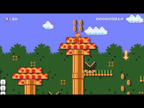 ◎ The Bamboo Garden ◎ by UltrαBeast 🍄 Super Mario Maker 2 ✹Switch✹ #bkr