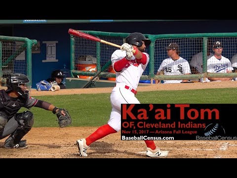 Ka'ai Tom, OF, Cleveland Indians — November 15, 2017 (AFL)