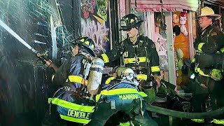 FDNY BOX 3193 ~ FDNY BATTLING A 2ND ALARM FIRE IN A TAXPAYER ON 183RD STREET IN THE BRONX, NEW YORK.