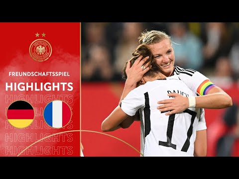 Doppelte Poppi führt zum Sieg | Deutschland - Frankreich 2:1 | Highlights | Frauen Länderspiel