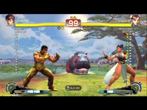 mayas2 [Fei] vs KENJONNY [Chun] SSF4 Japanese Online Ranked Matches - TRUE-HD