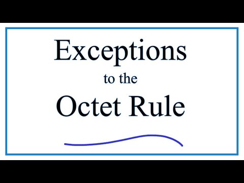 Exceptions to the Octet Rule