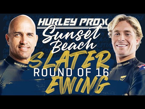 Kelly Slater vs Ethan Ewing | Hurley Pro Sunset Beach 2023 - Round of 16 Heat Replay