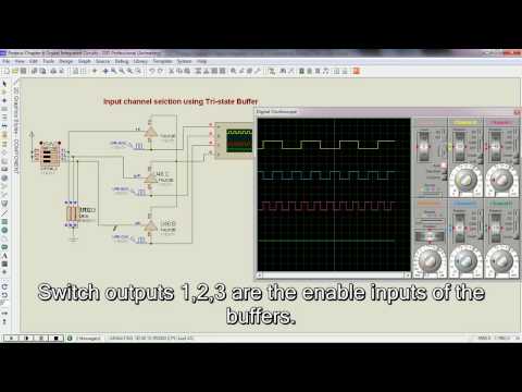 Proteus - Input Channel Selection using Buffer Gate