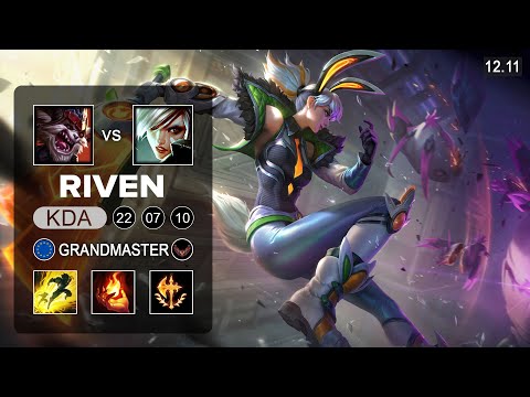 Riven vs Kled Top - EUW Grandmaster - Patch 12.11 Season 12