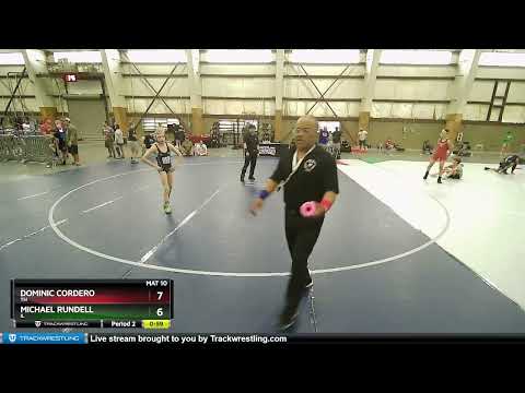 71 Lbs Cons. Semi - Dominic Cordero, TN Vs Michael Rundell, IL 5dc5