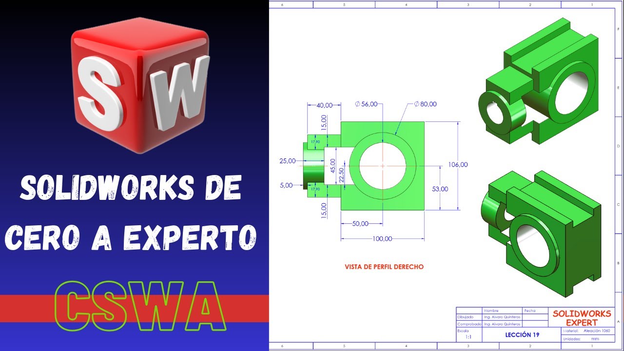 Curso SOLIDWORKS De Cero a Experto. Lección 19 (Módulo Intermedio)