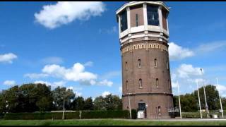 preview picture of video 'Netherlands Watertower Assendelft Noord-Holland Nederland Watertoren Zaanstad'