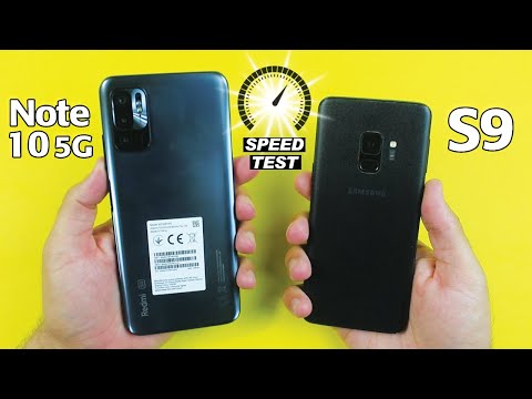 Redmi Note 10 5G vs Samsung Galaxy S9 - SPEED TEST!