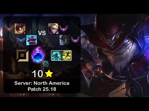 Ziggs APC + Braum vs Ezreal + Maokai - NA GrandMaster - Patch 25.18