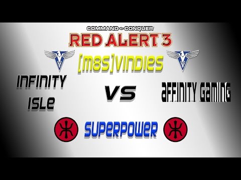 SuperPower[E] vs Vindies[A] Infinity Isle - Red Alert 3