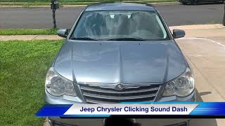 Jeep Chrysler Clicking Sound Dashboard