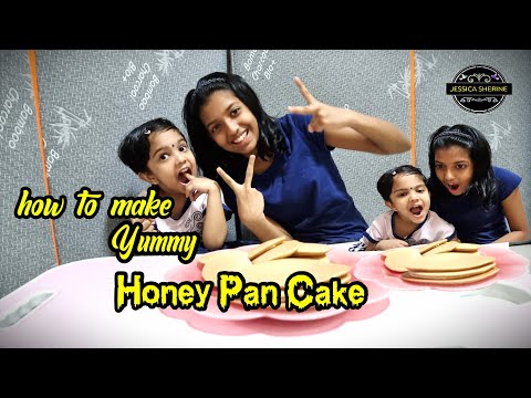 how to make Yummy Honey Pan Cake recipe | made by Jessica sherine and Jenica sherine