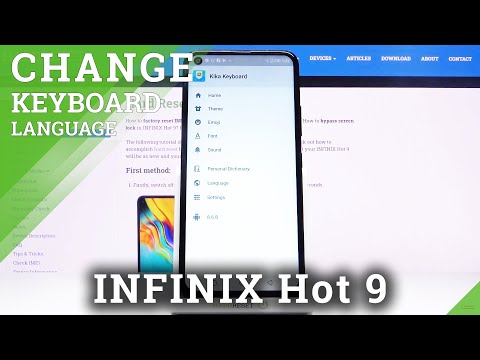 How to Change Keyboard Language on INFINIX Hot 9