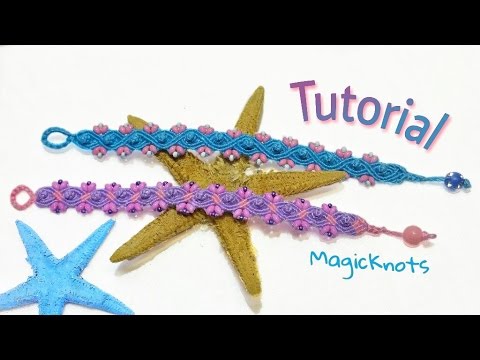 Macrame Bracelet with Beads Tutorial Easy Jewelry Making