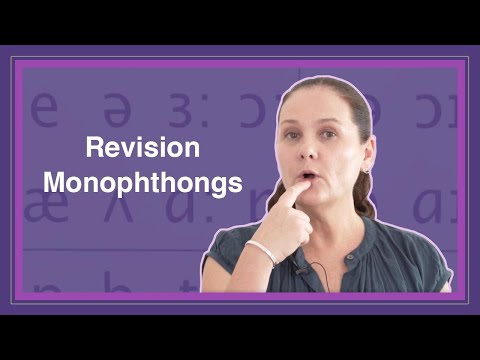 English Pronunciation 14: Revision of monophthong sounds