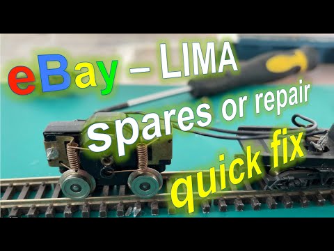 eBay delivery spares or repair N Gauge - LIMA N 205 BR Class 81 Electric Locomotive E3185