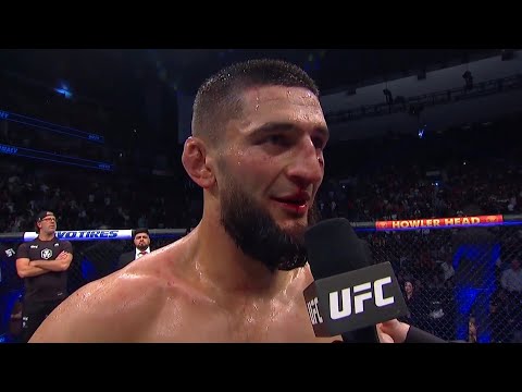 UFC 273: Khamzat Chimaev Octagon Interview