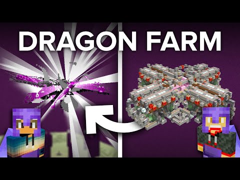Shulkercraft - We Built The Ender Dragon Farm in Minecraft