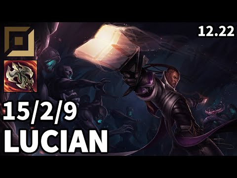 Lucian ADC vs Kalista - KR Challenger | Patch 12.22