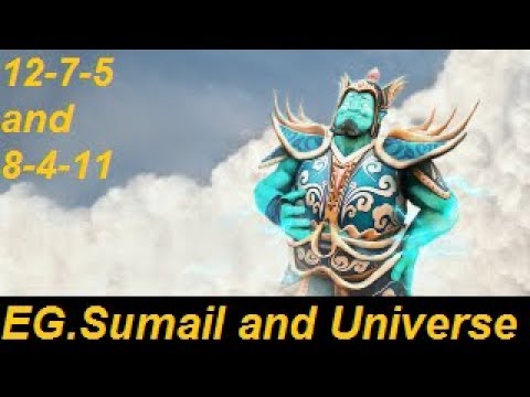 EG.Sumail Storm Spirit with EG.Universe Venomancer ! : DotA 2 Full Professional MMR Replays