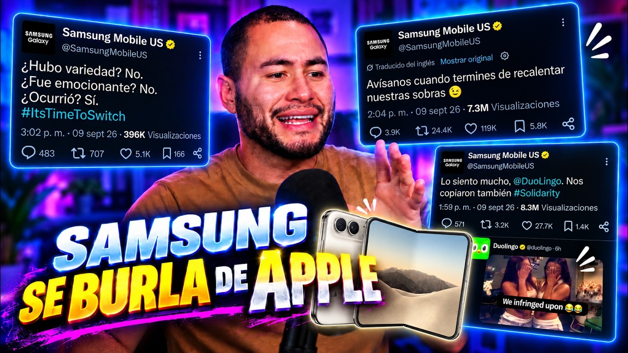 ¡SAMSUNG HUMILLA A APPLE! ¿Qué está pasando con el iPhone Duo?