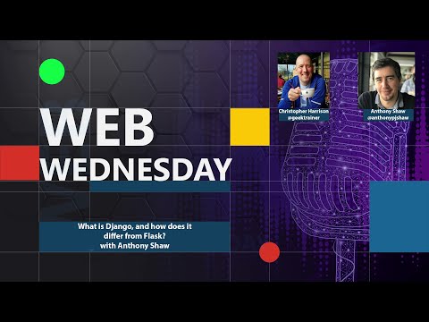 What is Django and how does it differ from Flask?