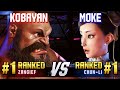 SF6 ▰ KOBAYAN (#1 Ranked Zangief) vs MOKE (#1 Ranked Chun-Li) ▰ High Level Gameplay