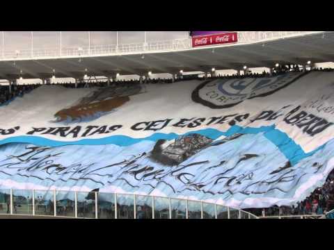 "Hinchada de BELGRANO - Belgrano 1 Godoy Cruz 2" Barra: Los Piratas Celestes de Alberdi • Club: Belgrano