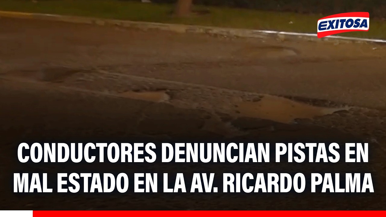 🔴🔵 Surquillo: conductores denuncian pistas en mal estado que dañan sus vehículos
