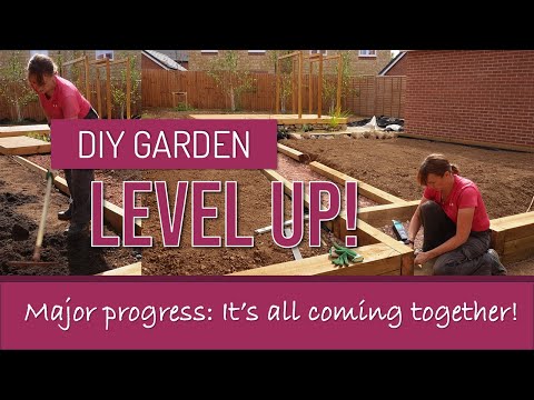 Our dream garden build is almost complete. Time to construct the borders & path