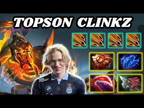 🔥 TOPSON Clinkz Midlane Highlights 🔥 Insane Damage By Topson - Dota 2