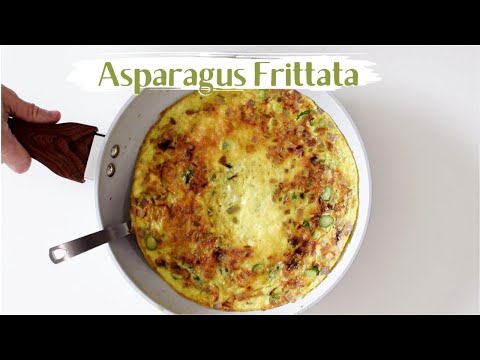 Easy Italian Asparagus Frittata #asparagus #frittata #asparagusrecipe