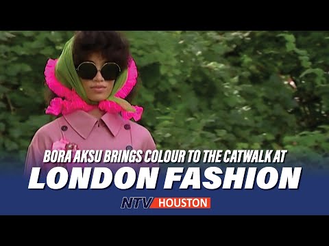 Bora Aksu brings color to the catwalk at London Fashion Week
